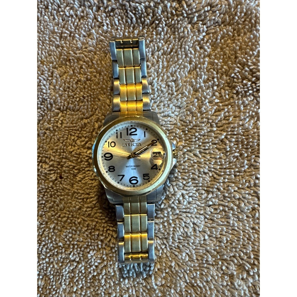 Invicta Pro Diver 43mm Gold Tone Stainless Steel Case with Stainless Steel Strap